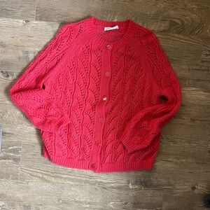 Sezane cardigan sweater size M
